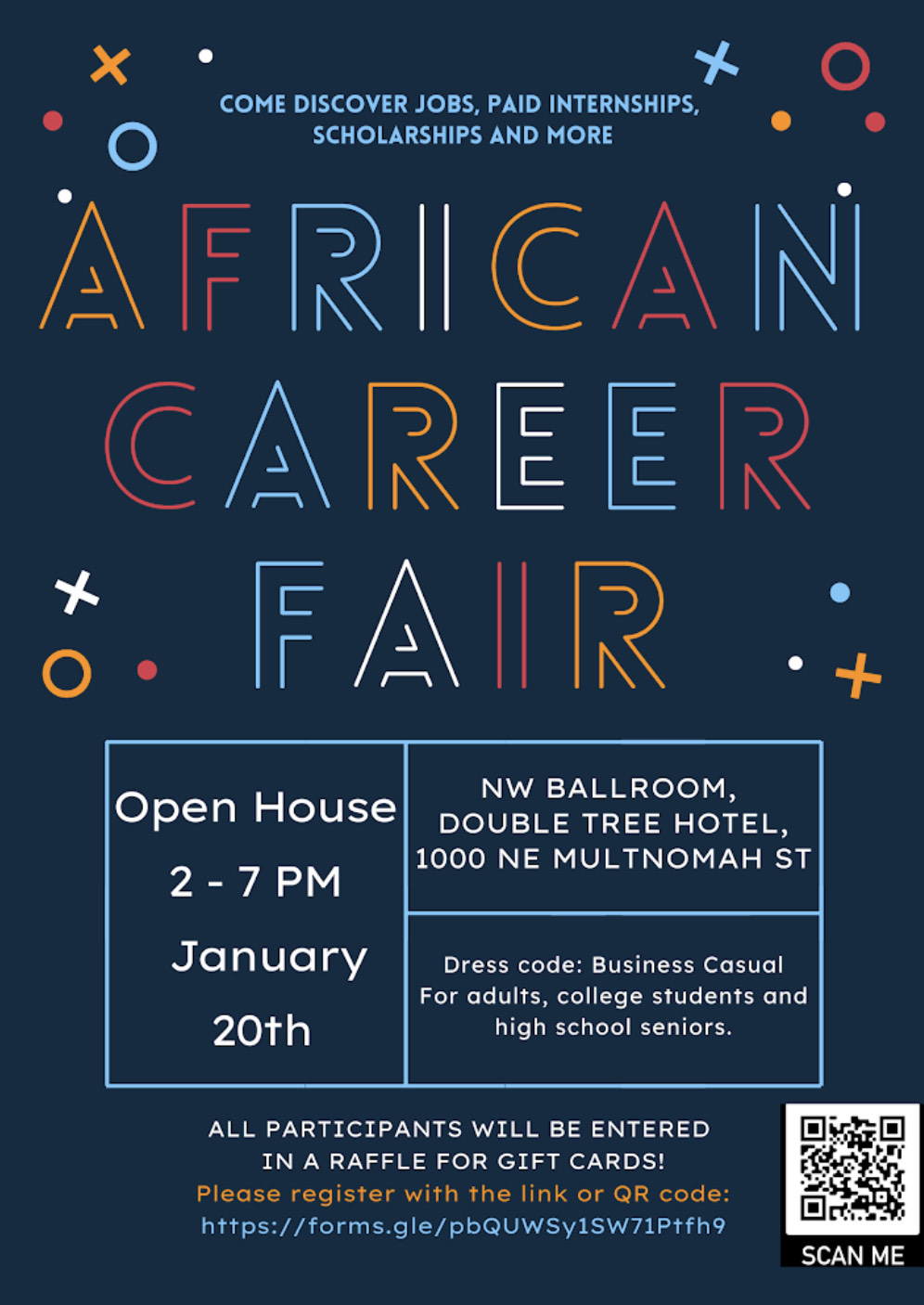 African Career Fair Flyer