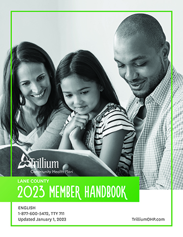 2023 English Lane County Member Handbook cover image
